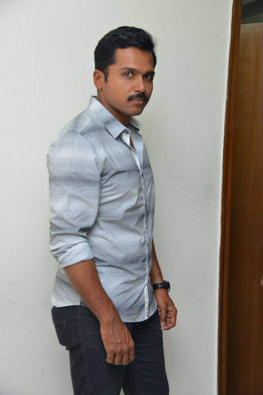 Karthi Latest Stills At Cheliyaa Movie Press Meet