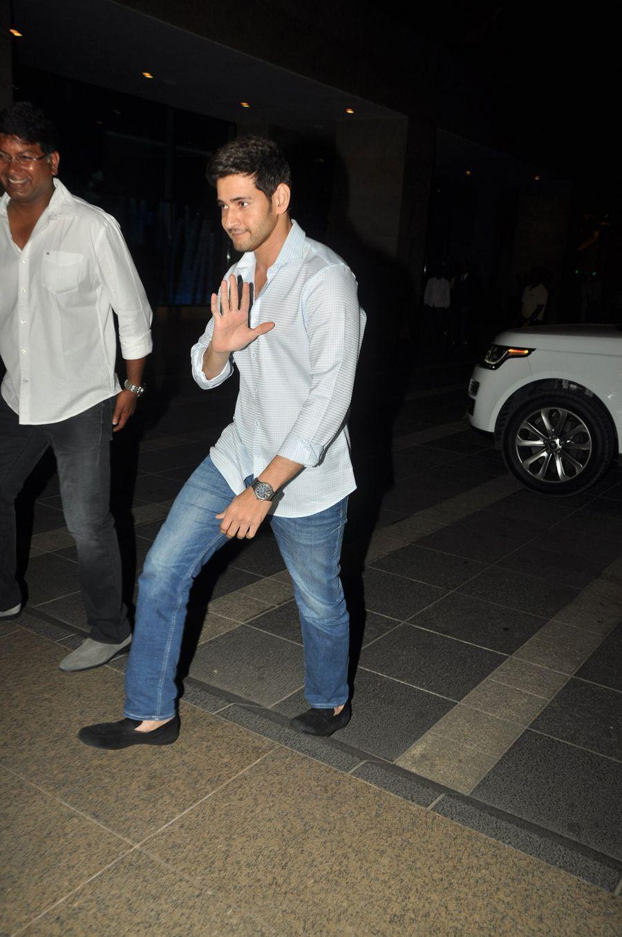 Mahesh Babu at Chiru Birthday Celebrations Photos