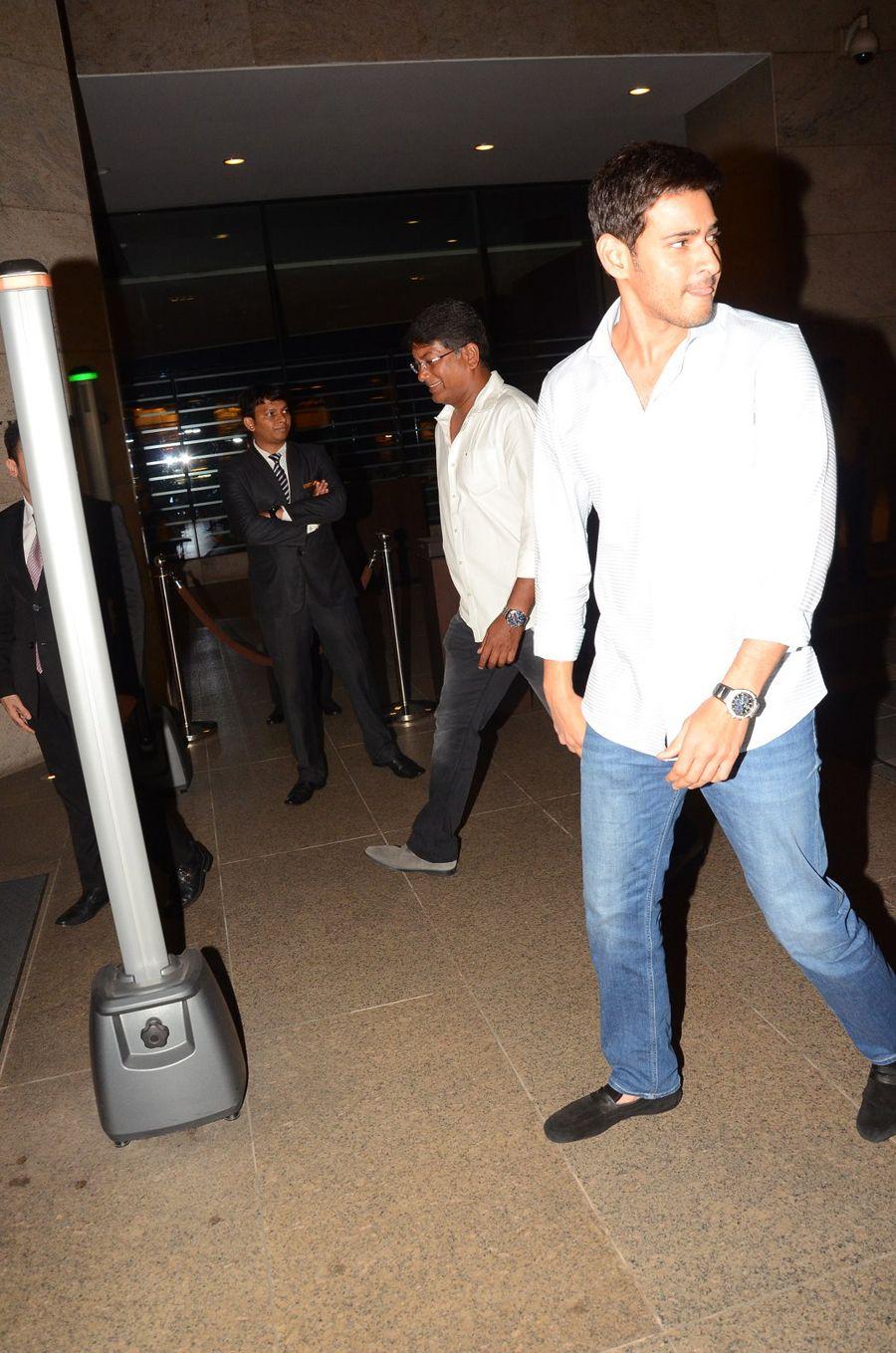 Mahesh Babu at Chiru Birthday Celebrations Photos