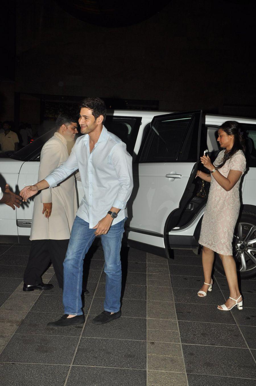 Mahesh Babu at Chiru Birthday Celebrations Photos