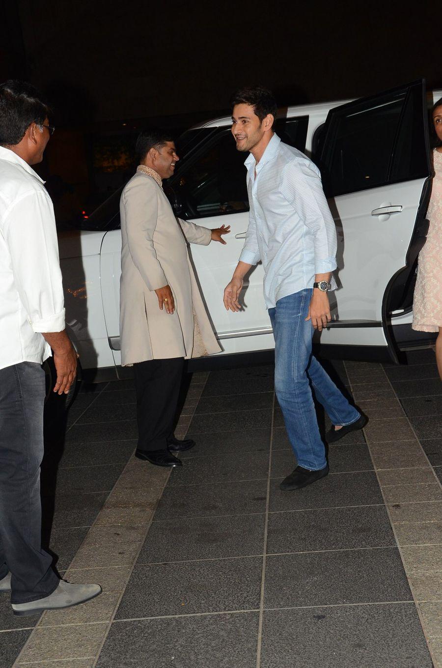 Mahesh Babu at Chiru Birthday Celebrations Photos