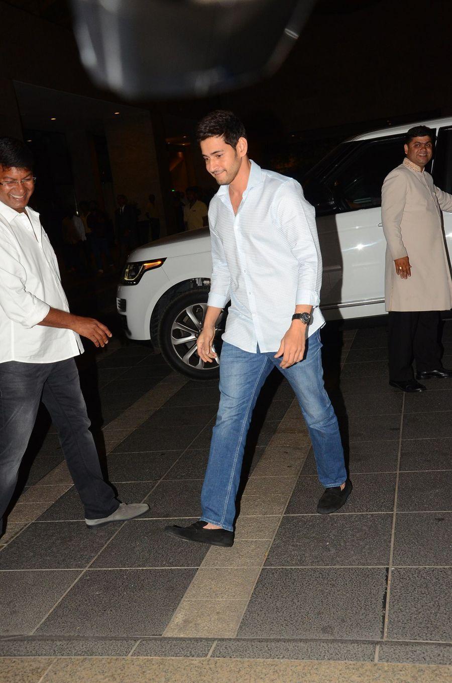 Mahesh Babu at Chiru Birthday Celebrations Photos
