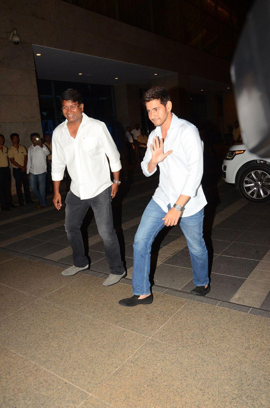 Mahesh Babu at Chiru Birthday Celebrations Photos