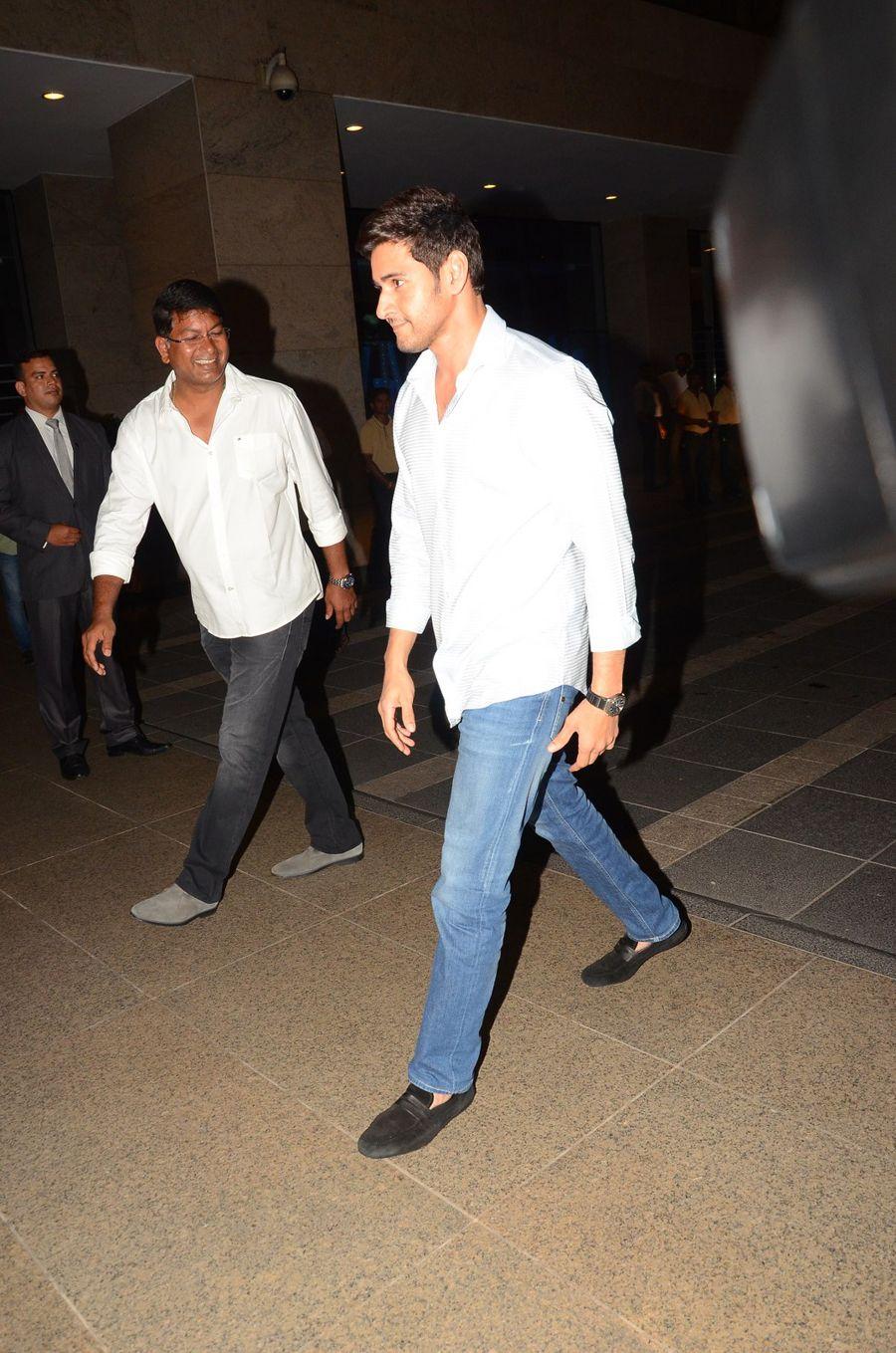 Mahesh Babu at Chiru Birthday Celebrations Photos