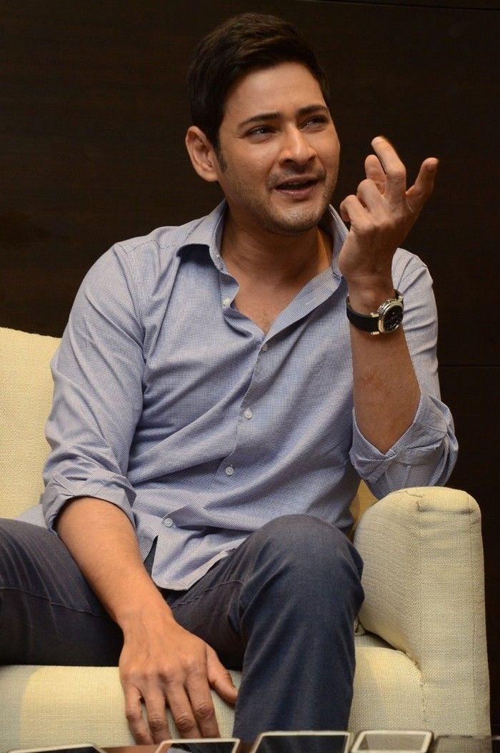 Mahesh Babu interacts with media Photos