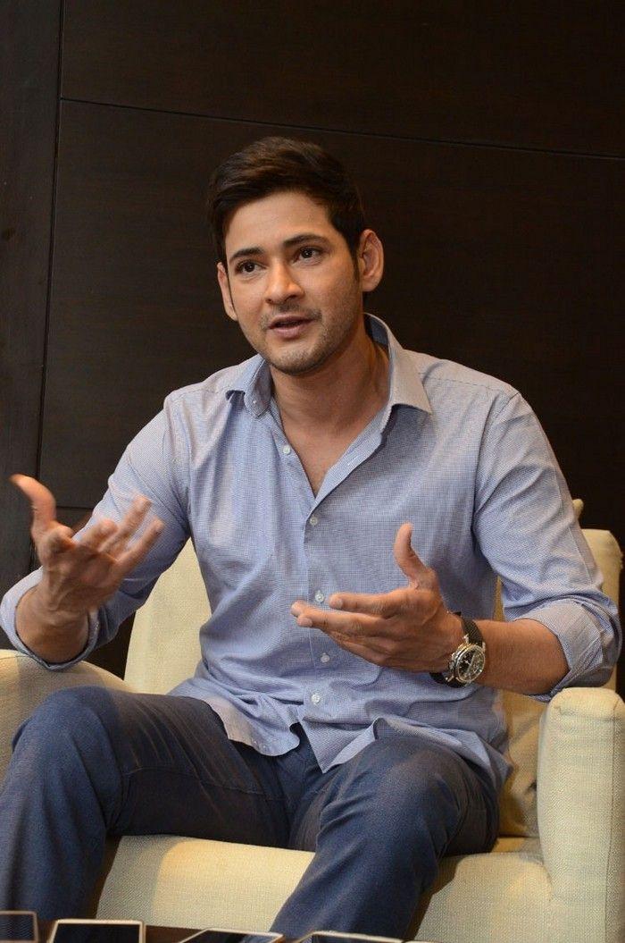 Mahesh Babu interacts with media Photos