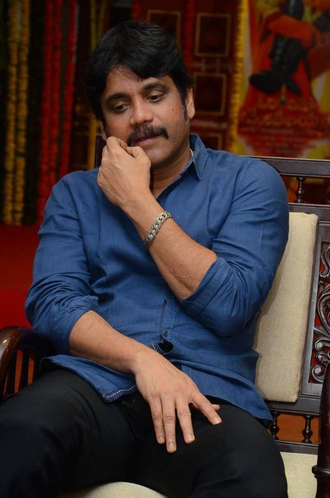 Nagarjuna Stills At Om Namo Venkatesaya Interview