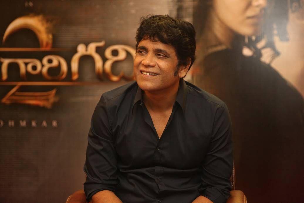 Nagarjuna Stills At Raju Gari Gadhi 2 Interview