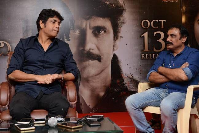 Nagarjuna Stills At Raju Gari Gadhi 2 Interview