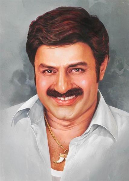 Nandamuri Balakrishna Superb Pencil Drawing Photos