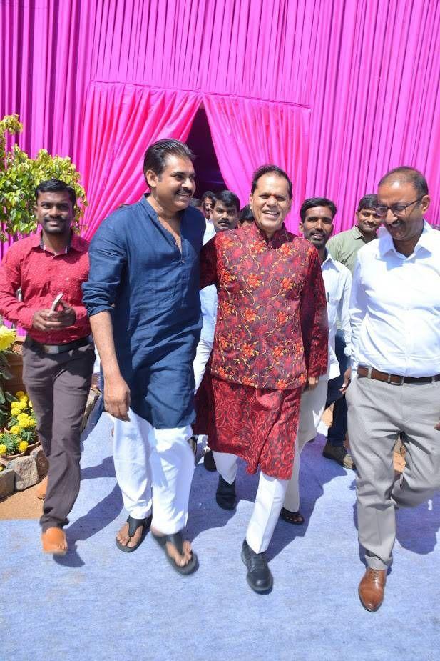 Pawan Kalyan Stills At Subbarami Reddy Grandson Keshav Wedding