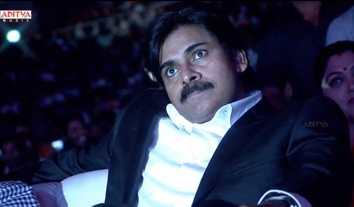 Pawan Kalyan Stills at Agnyaathavaasi Movie Audio Launch