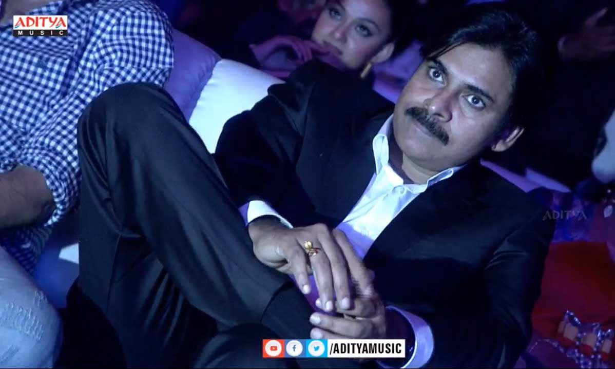 Pawan Kalyan Stills at Agnyaathavaasi Movie Audio Launch