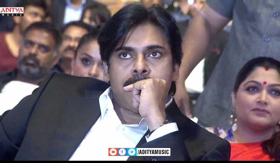 Pawan Kalyan Stills at Agnyaathavaasi Movie Audio Launch