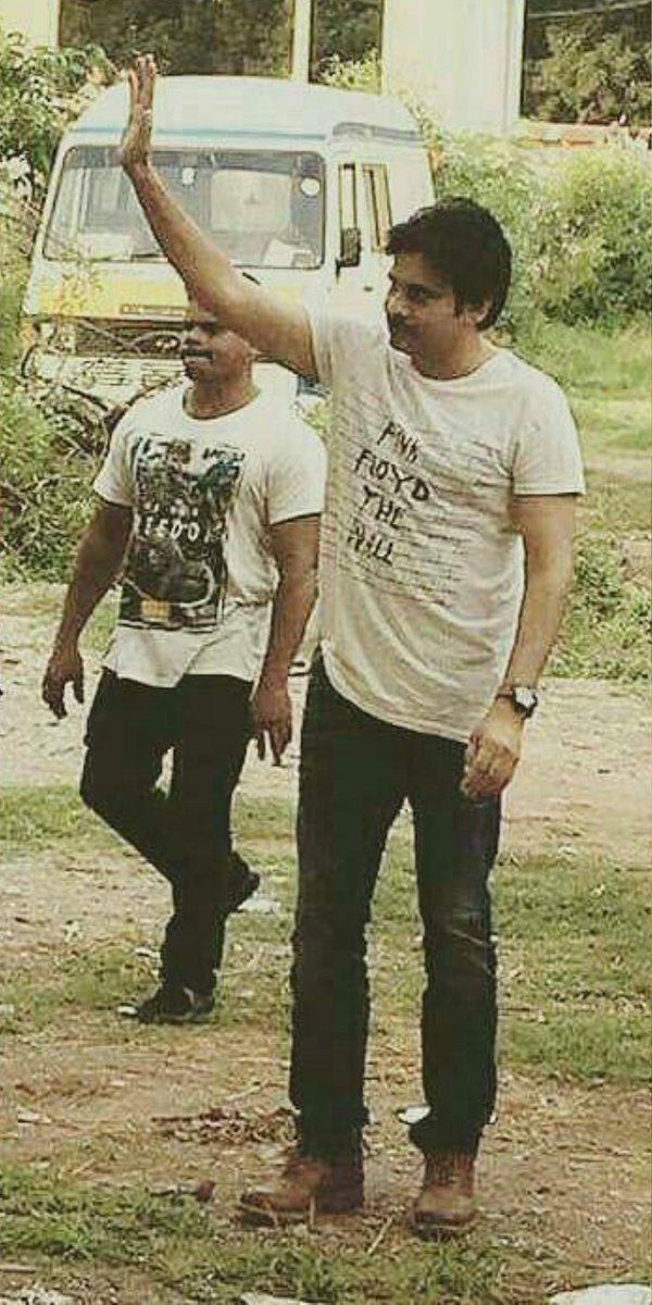 Pawan Kalyan from sets of PSPK25