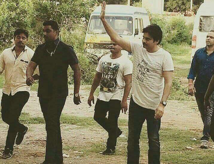 Pawan Kalyan from sets of PSPK25