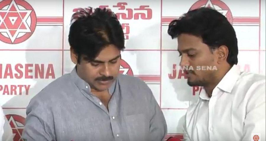 Pawan Kalyan's Jana Sena Party Website Launch Photos