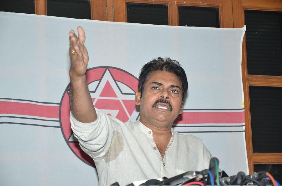 Photos: Pawan Kalyan Press Meet on AP Special Status