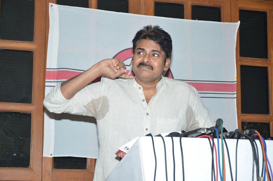Photos: Pawan Kalyan Press Meet on AP Special Status