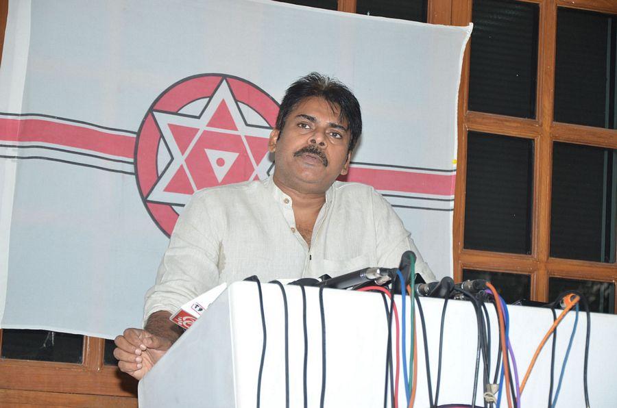 Photos: Pawan Kalyan Press Meet on AP Special Status