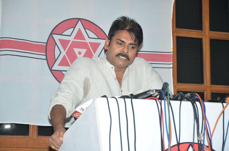 Photos: Pawan Kalyan Press Meet on AP Special Status