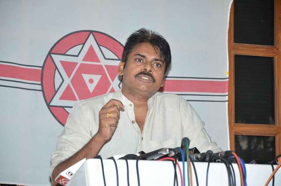 Photos: Pawan Kalyan Press Meet on AP Special Status