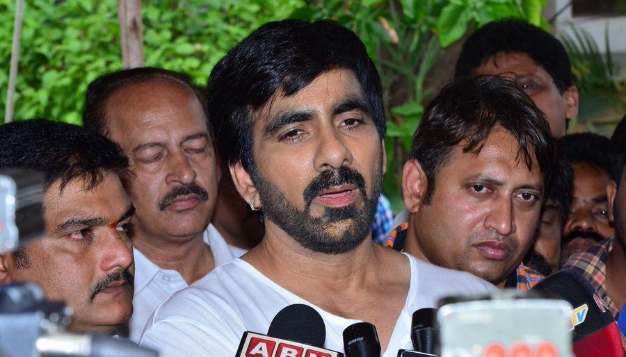 Photos: RaviTeja at his Brother Bharath 11th day ceremony!