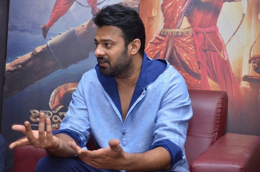 Prabhas Interview Stills from Bahubali Movie Promotions