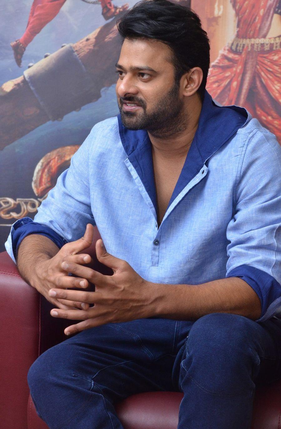 Prabhas Interview Stills from Bahubali Movie Promotions