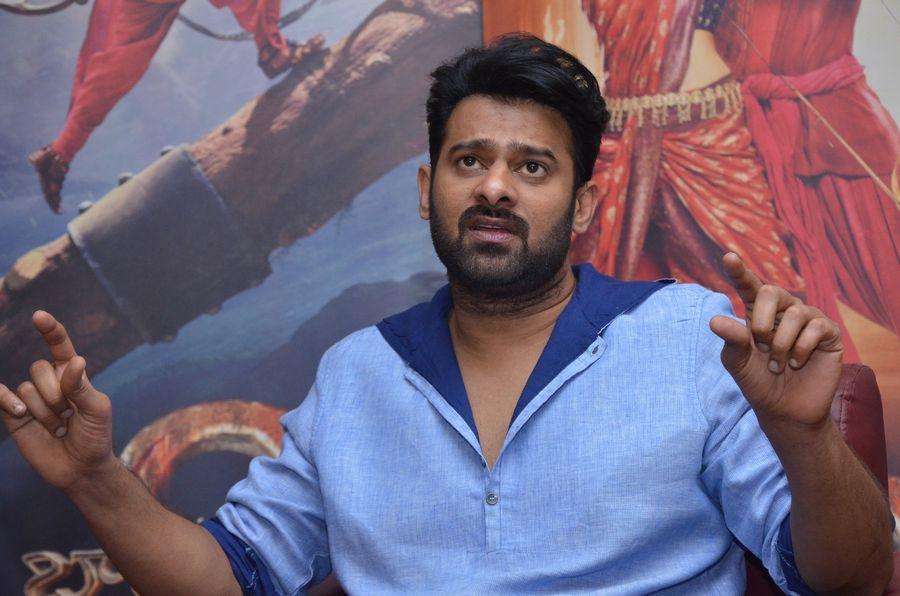 Prabhas Interview Stills from Bahubali Movie Promotions