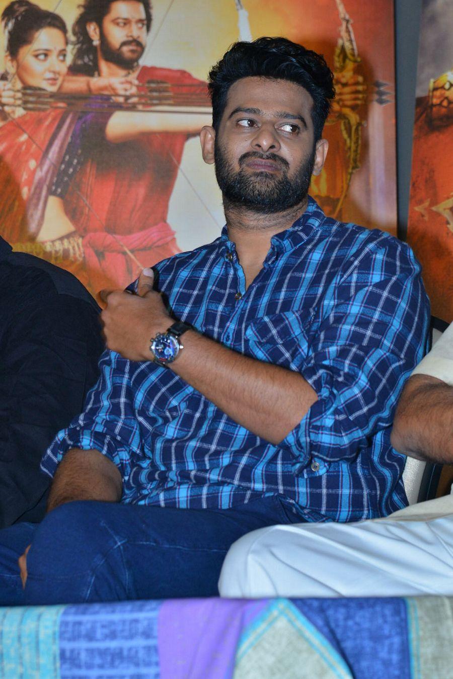Prabhas Stills at Baahubali 2 Movie Trailer Launch