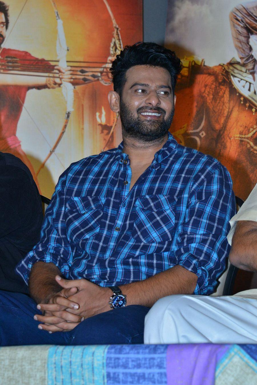 Prabhas Stills at Baahubali 2 Movie Trailer Launch