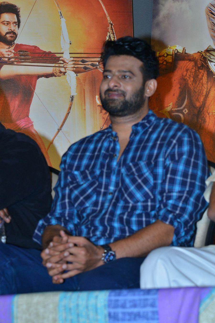 Prabhas Stills at Baahubali 2 Movie Trailer Launch