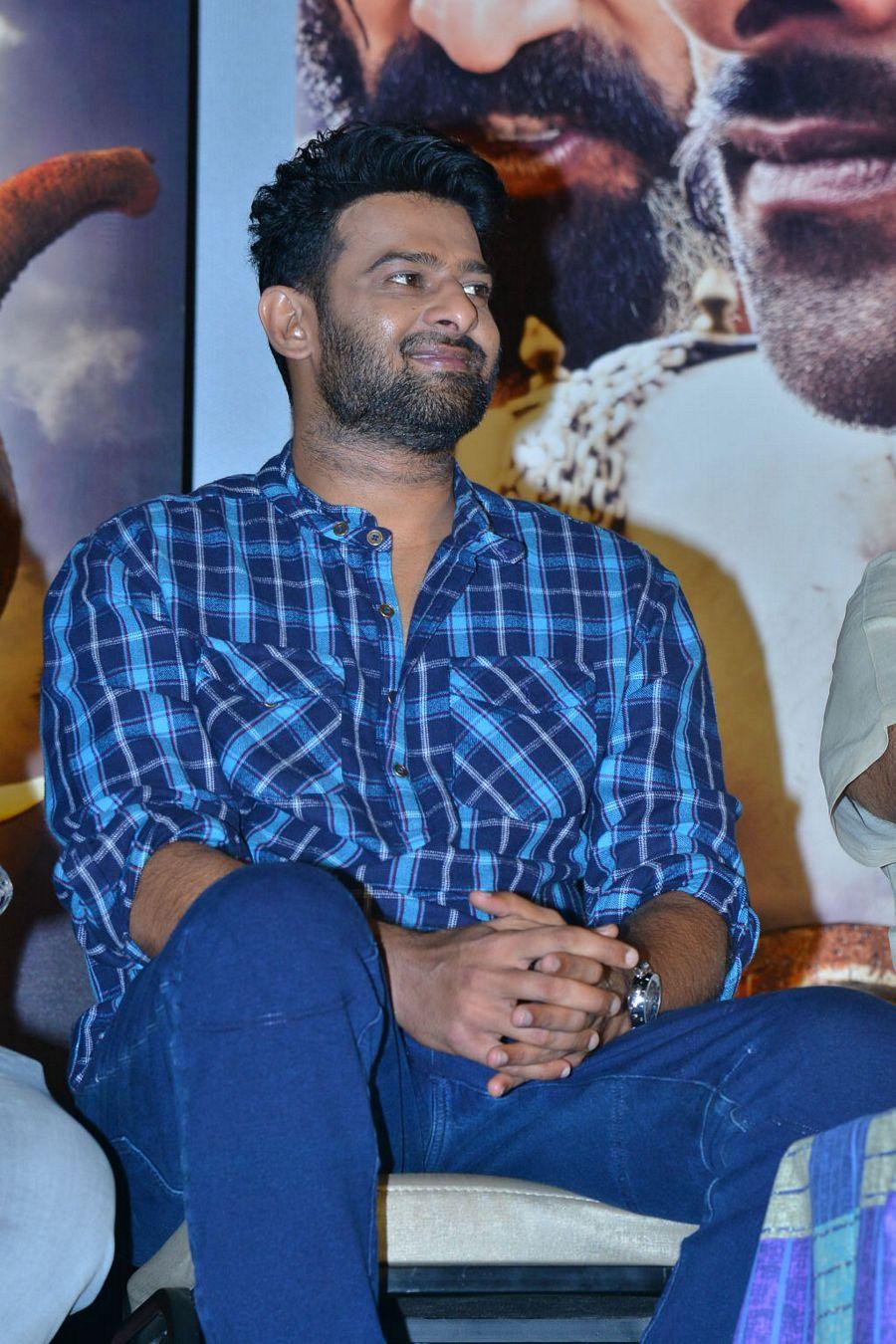 Prabhas Stills at Baahubali 2 Movie Trailer Launch