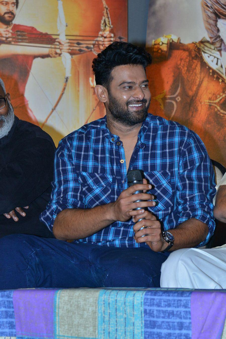 Prabhas Stills at Baahubali 2 Movie Trailer Launch