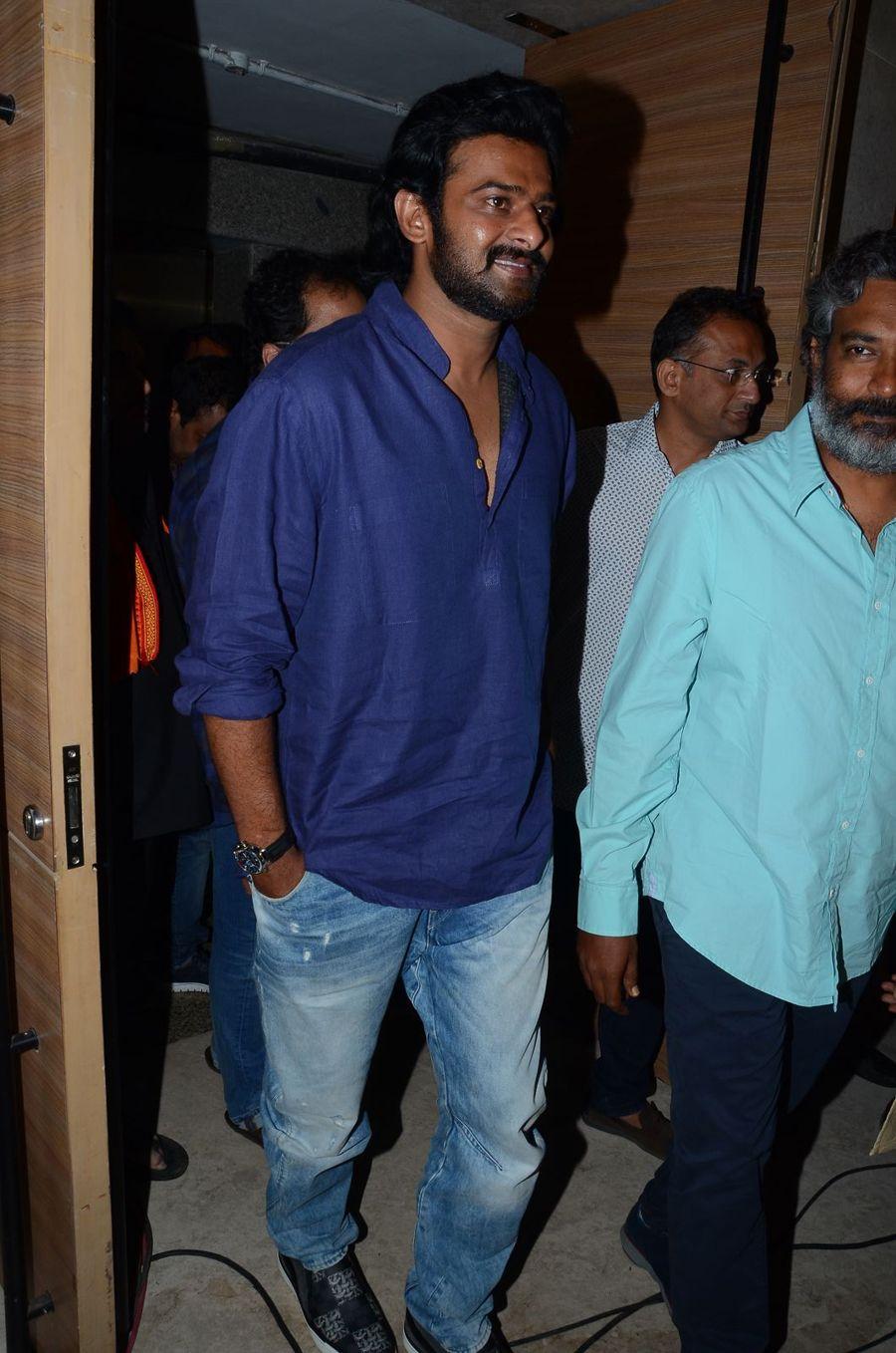 Prabhas Stills at Baahubali 2 Press Meet Photos
