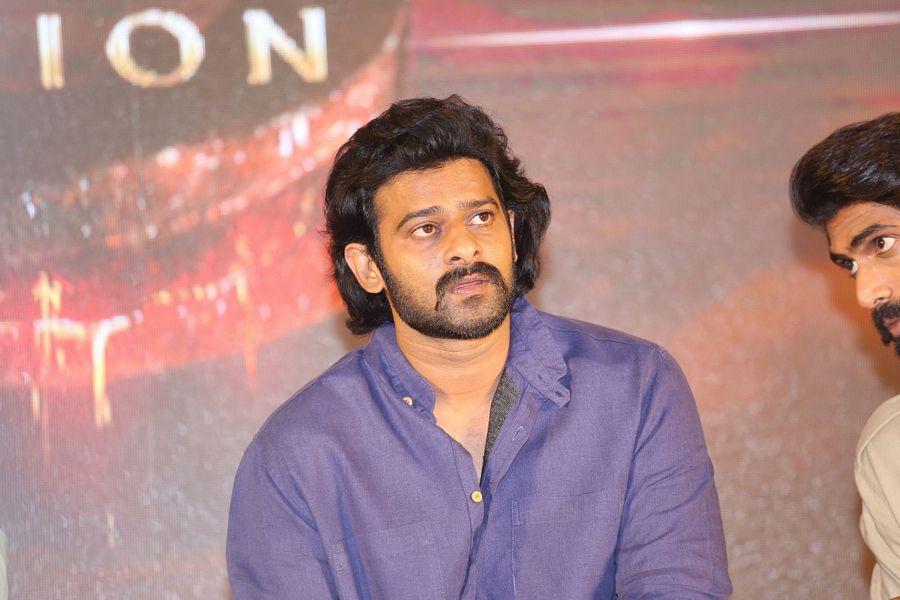 Prabhas Stills at Baahubali 2 Press Meet Photos