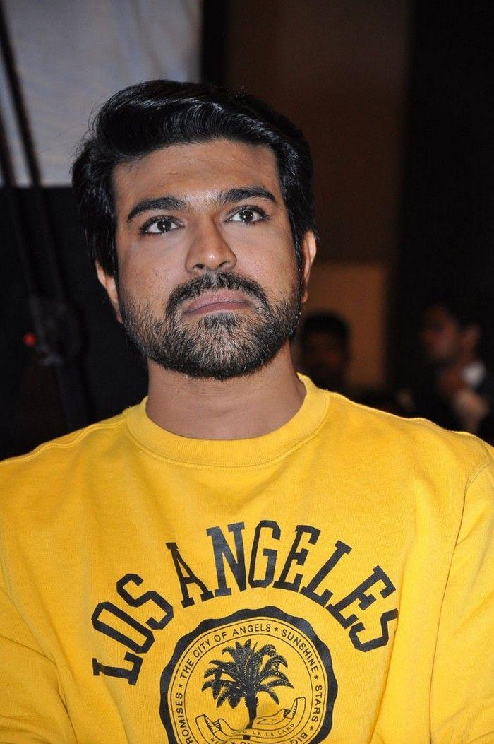 Ram Charan Stills at Rangasthalam Movie Thank You Meet