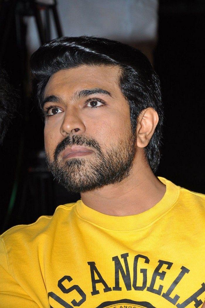 Ram Charan Stills at Rangasthalam Movie Thank You Meet