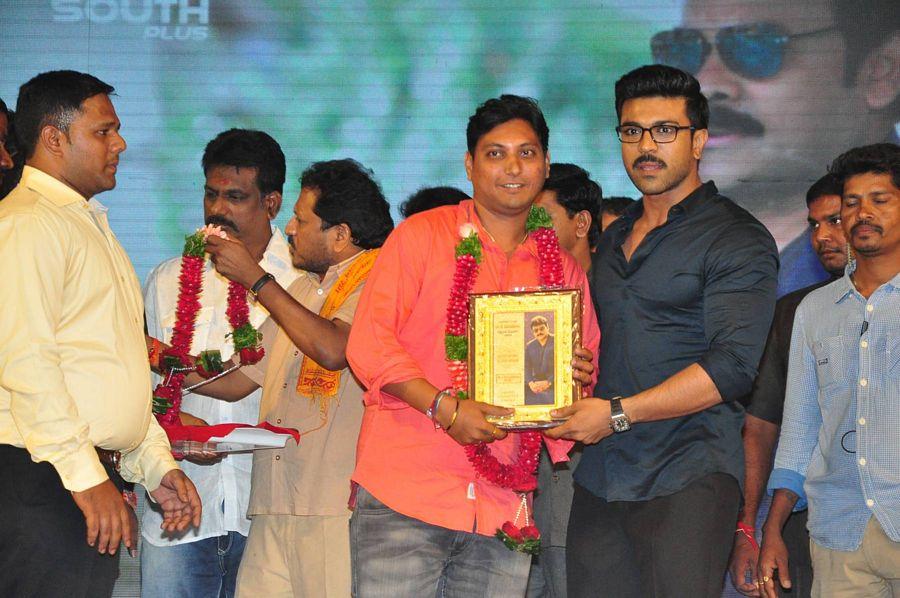 Ram Charan at Chiranjeevi Birthday Celebrations Photos