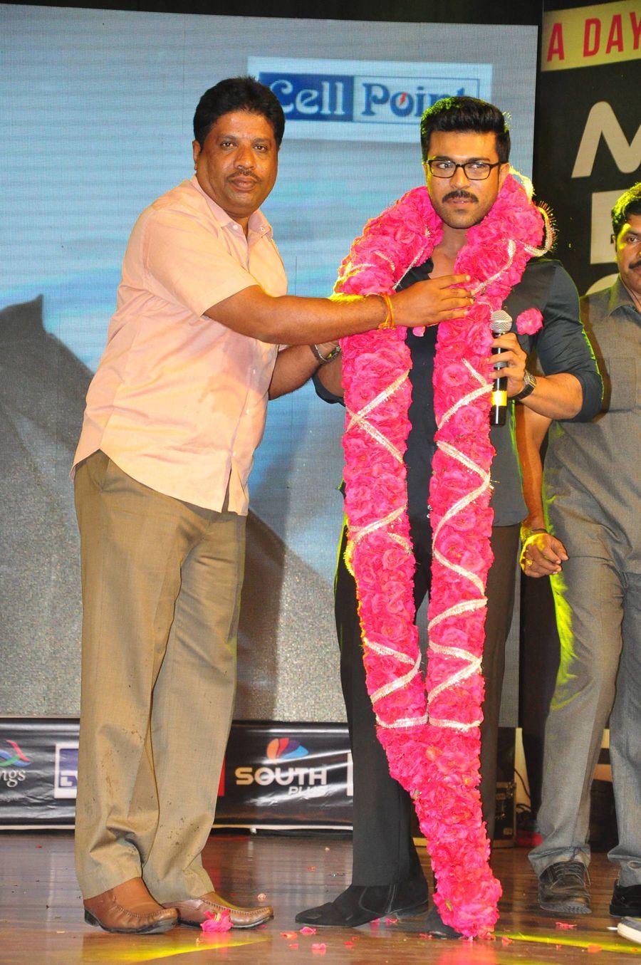 Ram Charan at Chiranjeevi Birthday Celebrations Photos