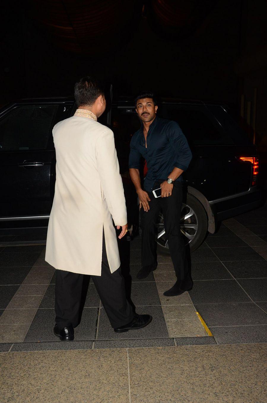 Ram Charan at Chiranjeevi Birthday Celebrations Photos