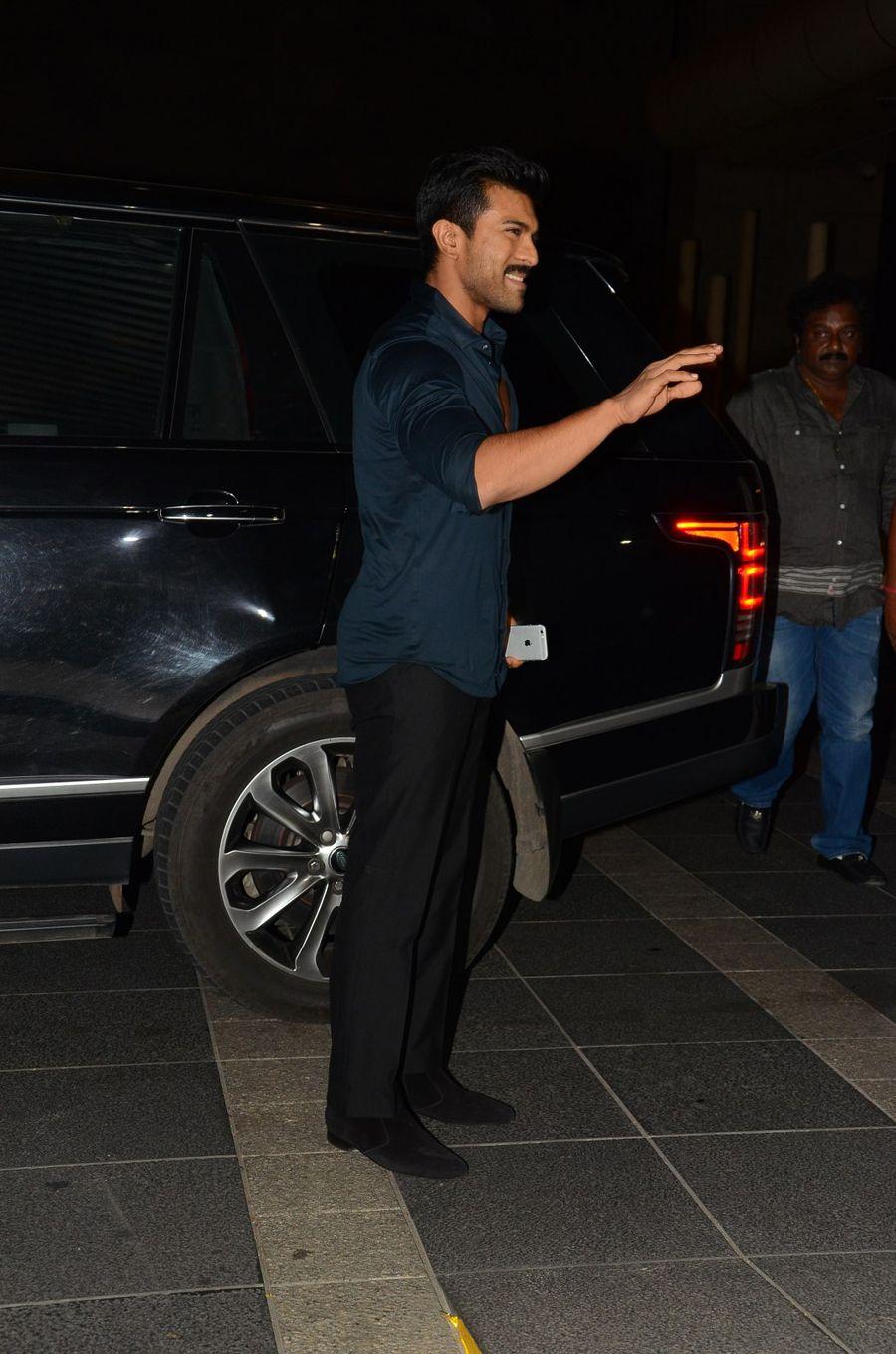 Ram Charan at Chiranjeevi Birthday Celebrations Photos