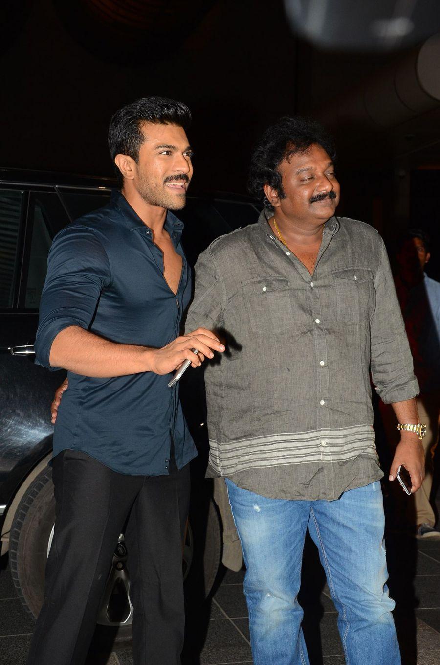 Ram Charan at Chiranjeevi Birthday Celebrations Photos