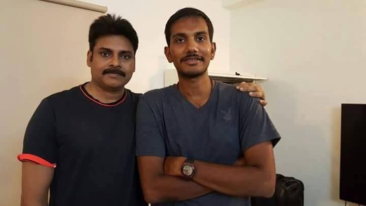 Recent Pics of Power Star Pawan Kalyan on the sets of Katamarayuda