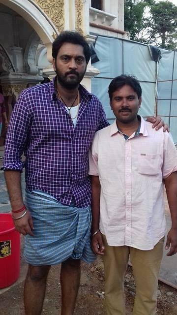 Recent Pics of Power Star Pawan Kalyan on the sets of Katamarayuda