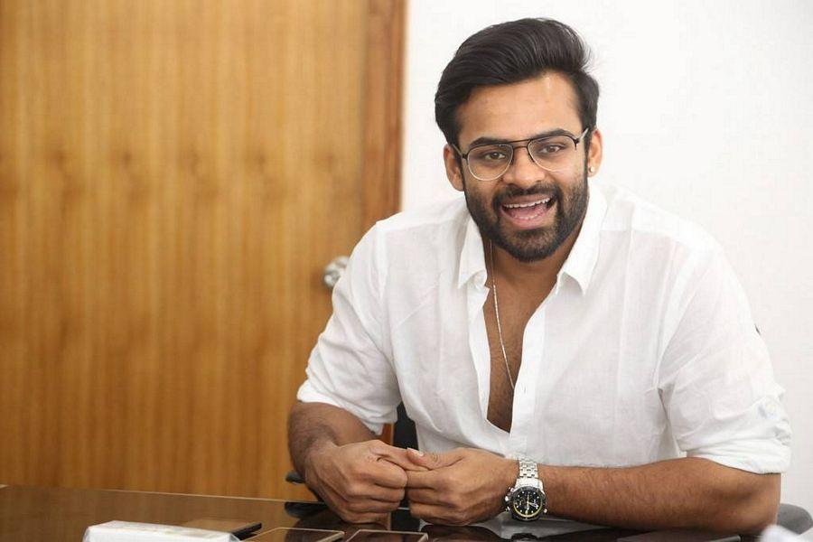 Sai Dharam Tej Stills At Winner Interview