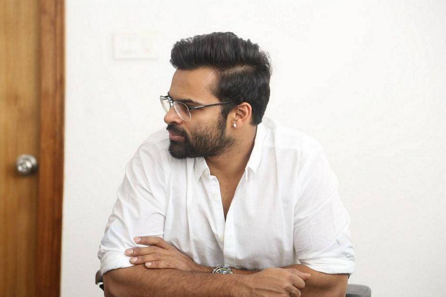 Sai Dharam Tej Stills At Winner Interview