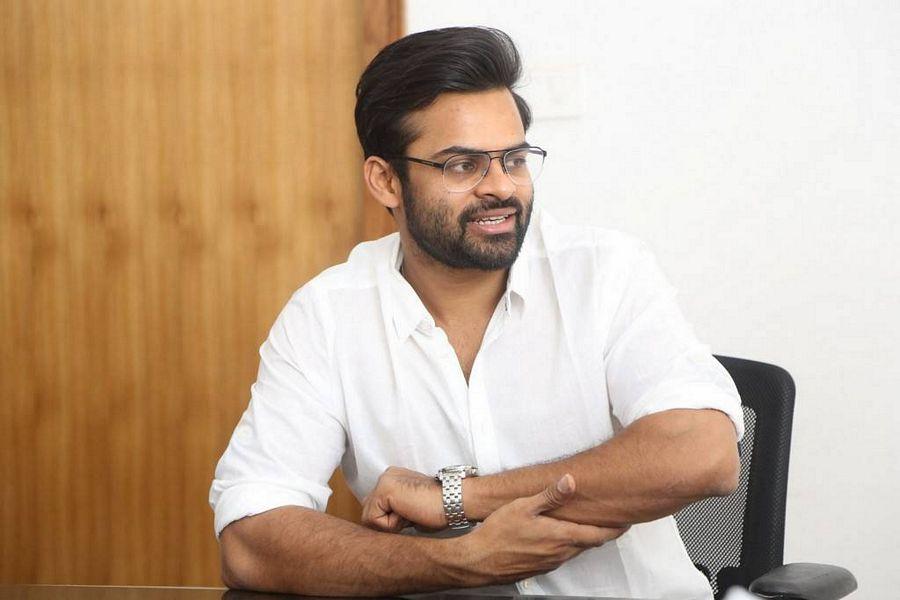 Sai Dharam Tej Stills At Winner Interview