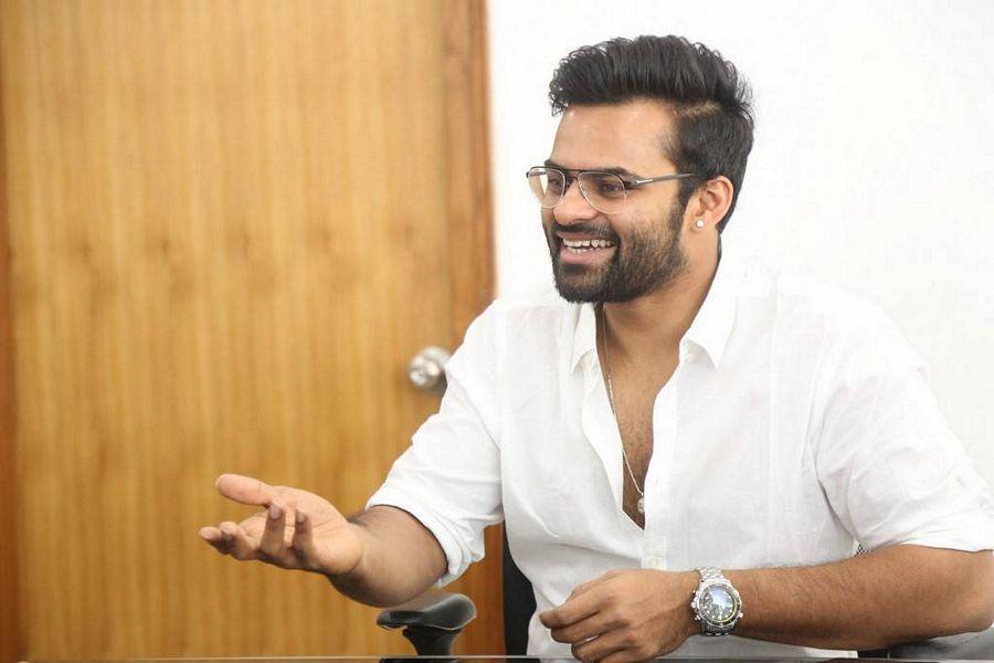 Sai Dharam Tej Stills At Winner Interview